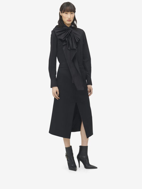 ALEXANDER MCQUEEN - Cutaway Pencil Skirt - Item 848863QJAFK1000